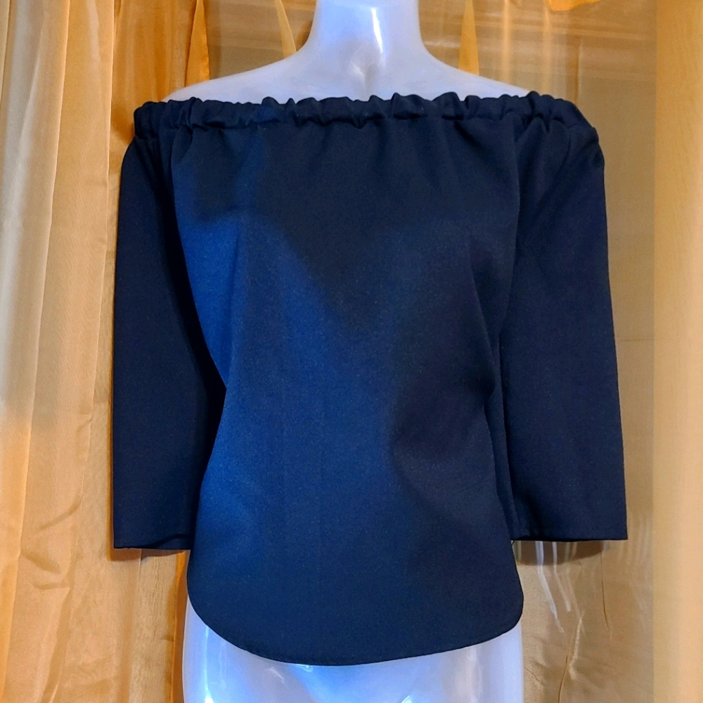 Black Off Shoulder Blouse